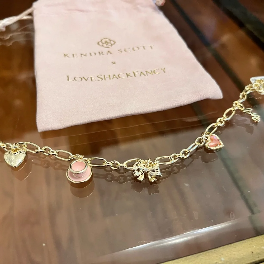 NWT Kendra Scott LoveShackFancy Charm Bracelet - Picture 4 of 6